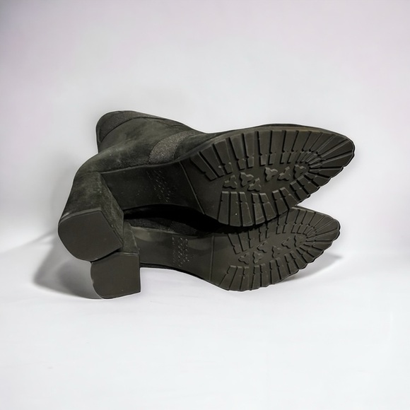 🌻NEW Andre Assous Porter A Black Suede Booties Size 10 | Comes with Box - Picture 8 of 11